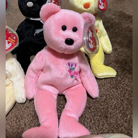 Lot of 10 TY Beanie Babies bears. Pet free and smoke free home. Been in storage - Picture 6 of 12